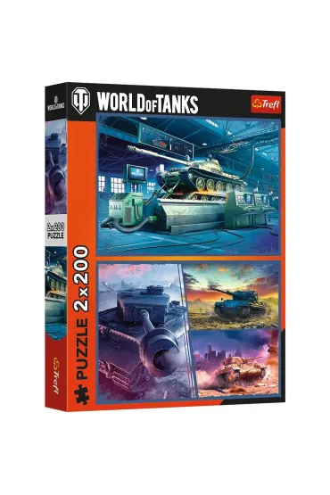 Puzzle 2x200 el. Pancerna misja