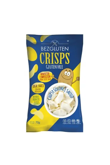 Chipsy solone bezglutenowe Crisps
