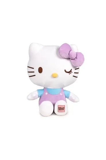 Hello Kitty. Plusz z naszywką 20cm fioletowy