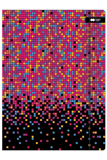 Teczka kartonowa z gumką - Pixi disco, 24x31cm