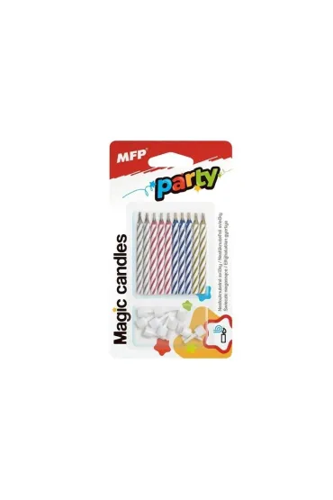 Świeczki do tortu Magic 6cm 10 szt