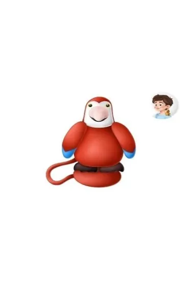 Maskotka na magnes Papuga