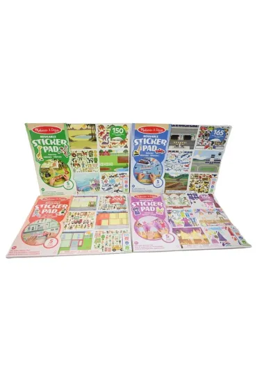 Mellisa&Doug: Naklejki wielokrotnego użytku (Asst.)