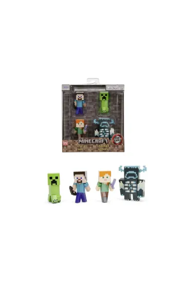 Jada Minecraft 4-pak metal figurek 6,5cm