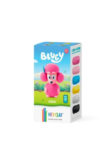 Hey Clay - Figurka Bluey Coco + akcesoriami 5pak