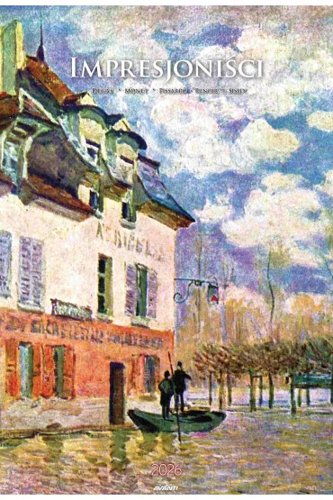 Kalendarz 2026 ścienny A3 Impresjoniści
