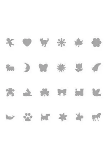 Dziurkacz ozdobny (24 szt)