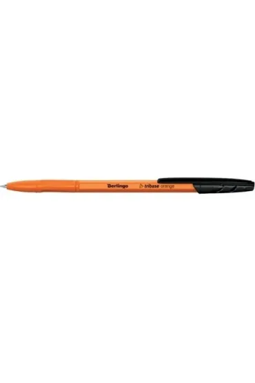 Długopis kulkowy Berlingo Tribase Orange 0,7mm - czarny