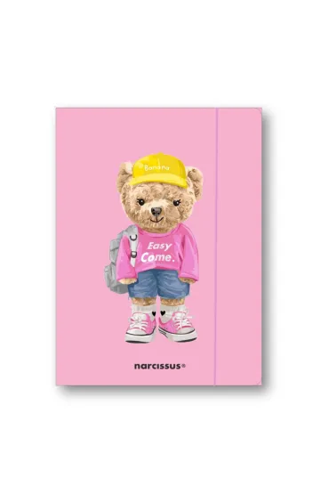 Teczka A4+ z gumką Teddies&Miś Urszula