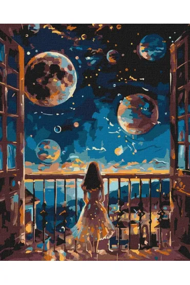 Malowanie po numerach - Marzycielska noc