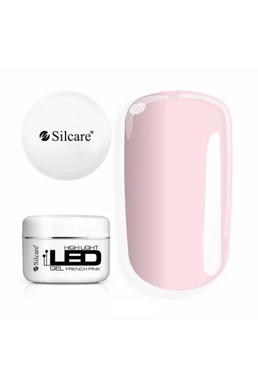 High Light LED Clear żel budujący French Pink