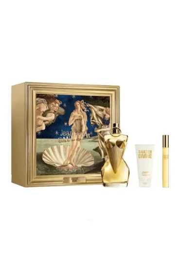 Zestaw dla kobiet Divine Woda perfumowana + Balsam do ciała + Woda perfumowana mini