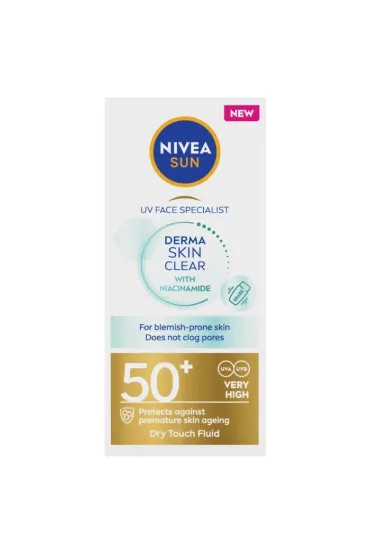 Derma Skin Clear codzienny fluid z filtrem UV SPF50