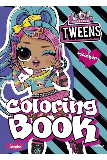 Kolorowanka z naklejkami LOL Tweens Emma