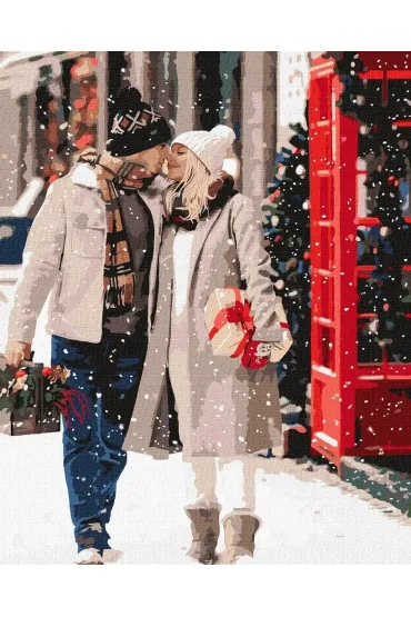 Malowanie po numerach - Świąteczny spacer