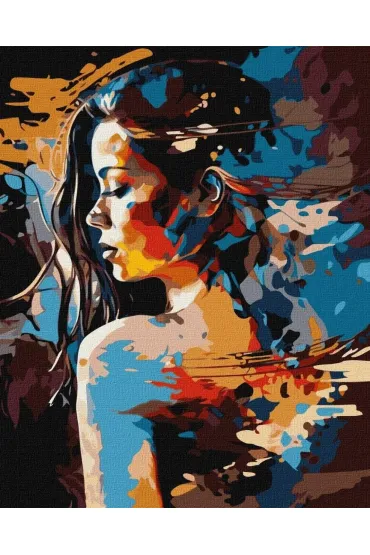 Malowanie po numerach - Dziewczyna