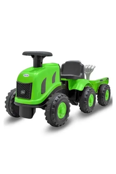 Jeździdełko traktor z przyczepą Benny zielony