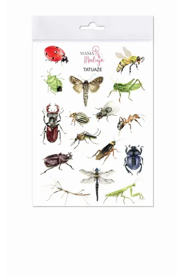 Tatuaże zmywalne Owady