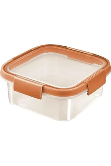 Curver pojemnik na żywność kwadratowy 0,9l / brzoskwiniowy