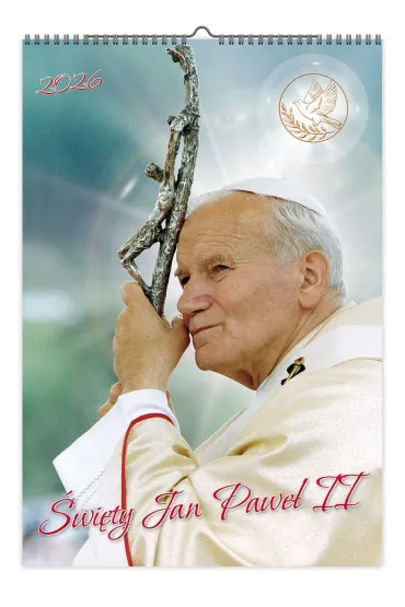 Kalendarz 2026 A3 ścienny jednostronny JP II