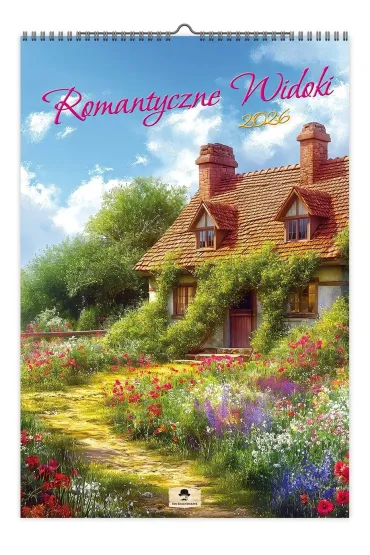 Kalendarz 2026 A3 ścienny romantyczne widoki