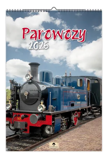Kalendarz 2026 ścienny parowozy