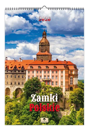 Kalendarz 2026 ścienny zamki polskie