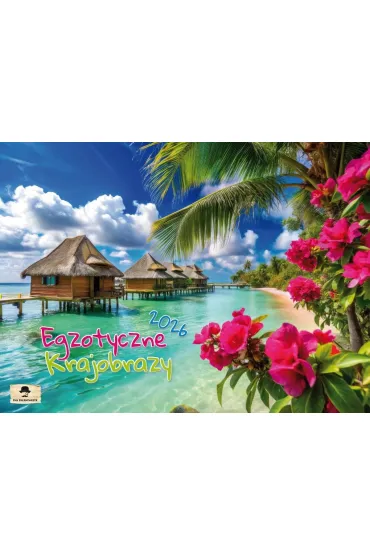 Kalendarz 2026 ścienny albumowy egzetyczna obrazy