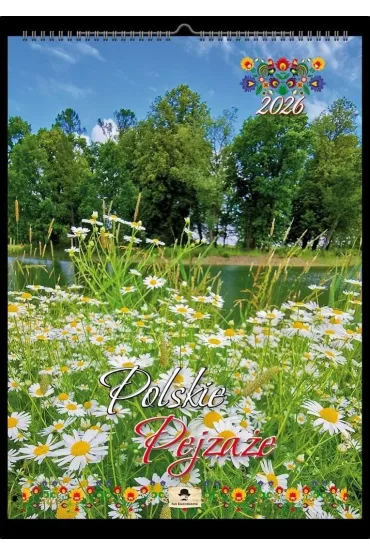 Kalendarz 2026 A4 ścienny na spirali pejzaże