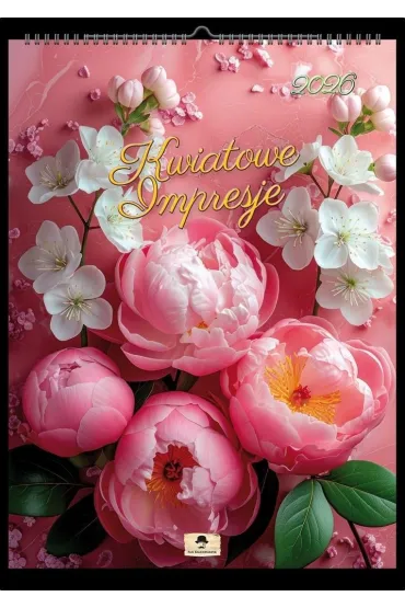 Kalendarz 2026 A4 ścienny na spirali impresje