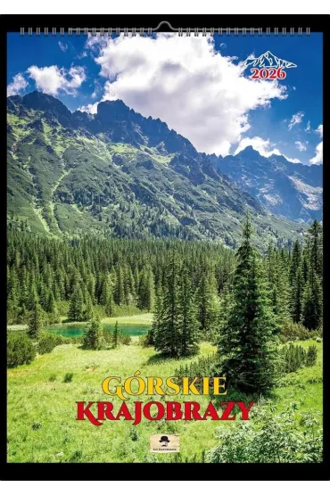 Kalendarz 2026 A4 ścienny na spirali krajobrazy