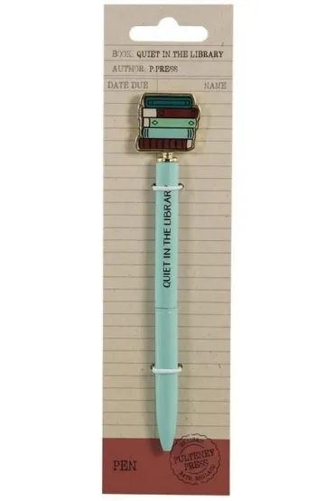 Pulteney Press Długopis 2D Cisza w bibliotece