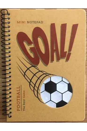 Kołonotatnik B6/80K kratka kraft Piłka nożna