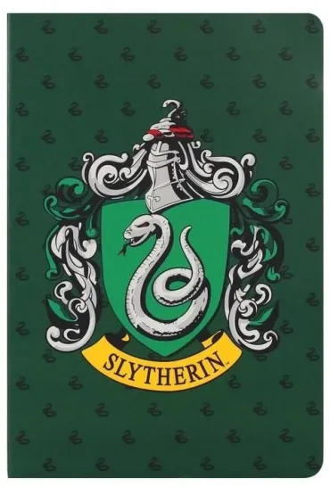Harry Potter Notatnik A5 linia Herb Slytherinu