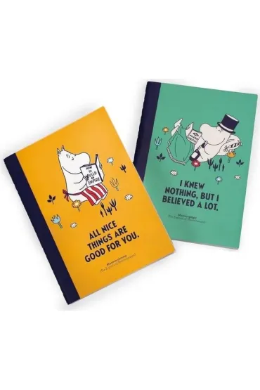 Muminki Notatnik A6 linia (2 szt)