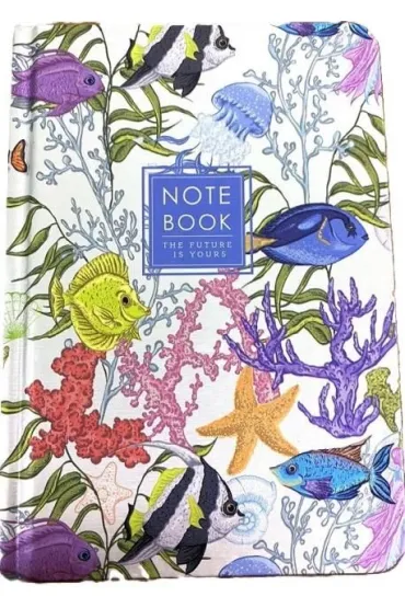 Notatnik ozdobny A6 64 stron kratka TW Ryby