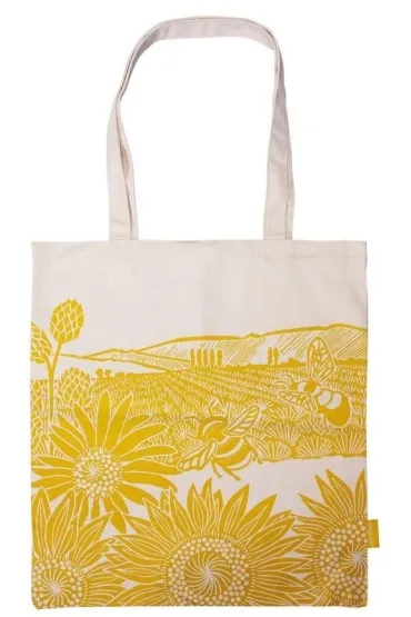 Kate Heiss Torba bawełniana Pole słoneczników
