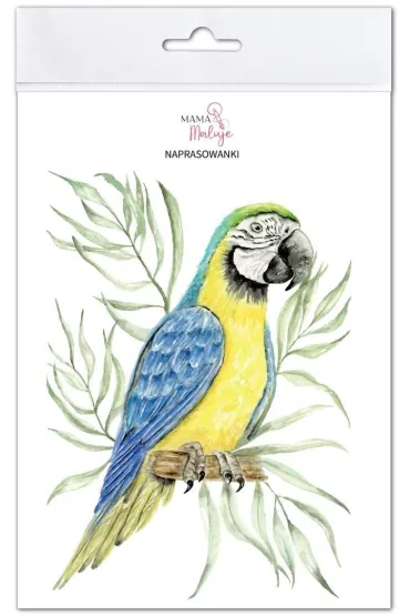 Naprasowanki Ara niebiesko-żółta