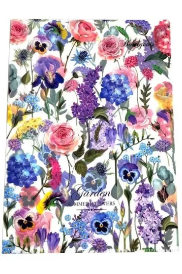 Teczka A4+ plastikowa koszulka L Kwiaty