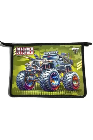Teczka-torba A4+ zapinana na zamek Monster Truck