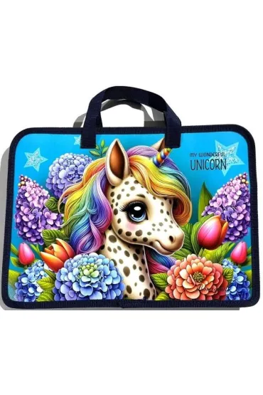 Teczka-torba A4+ zapinana na zamek z rączką Jednor