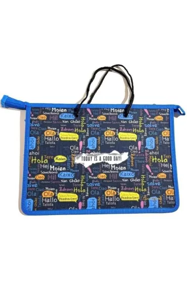 Teczka-torba A4+ zapinana na zamek z rączką Dzień