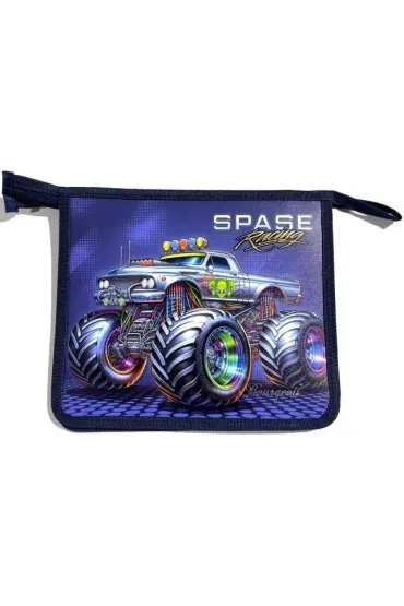 Teczka-torba A5+ zapinana na zamek Monster Truck