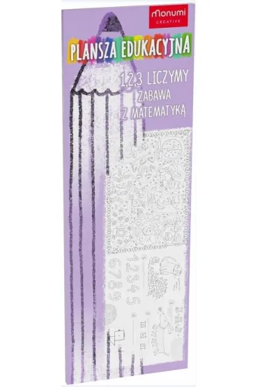 Plansza edukacyjna. Zabawa z matematyką