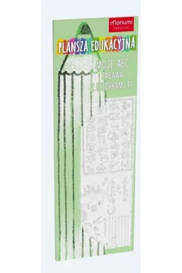 Plansza edukacyjna. Zabawa z literkami