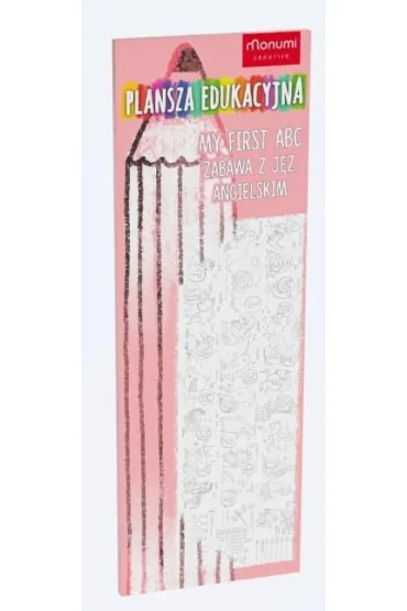 Plansza edukacyjna. Zabawa z językiem angielskim