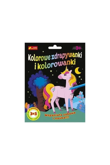 Zdrapywanki&kolorowanki Jednorożec i przyjac. 3+3