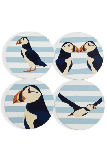 Podkładki pod kubek ceramiczne Maskonury 4 szt