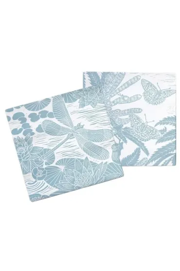 Kate Heiss Podkładki pod kubek niebieskie 2 szt