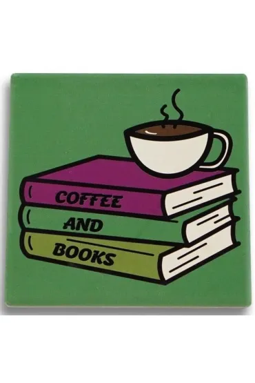 Pulteney Press Podkładka pod kubek Kawa i książki